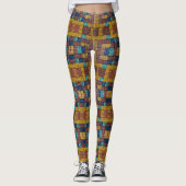 Vagues Fantaisistes : Leggings Colorés Parfaits po (Devant)
