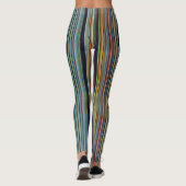 Vagues Fantaisistes : Leggings Colorés Parfaits po (Dos)