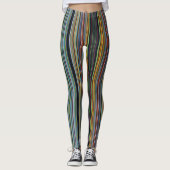 Vagues Fantaisistes : Leggings Colorés Parfaits po (Devant)