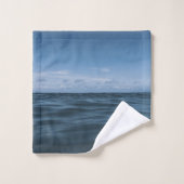 Vagues infinies d'océan bleu 1 (Gant de toilette)
