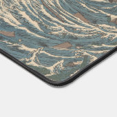 Vagues japonaises avec navires pirates (Coin)