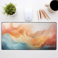 Vagues liquides abstraites multicolores personnali