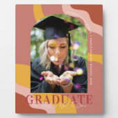 Vagues modernes | Plaque photo simple Arché (Devant)