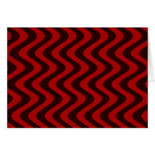 Vagues (Noir/Rouge)