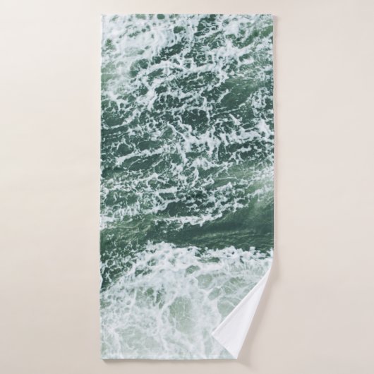 VAGUES OCÉANES (Serviette de bain)