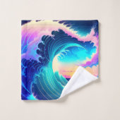 Vagues océaniques (Gant de toilette)