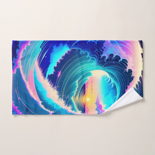 Vagues océaniques (Serviette à main)