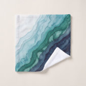 Vagues Océaniques Abstraites (Gant de toilette)