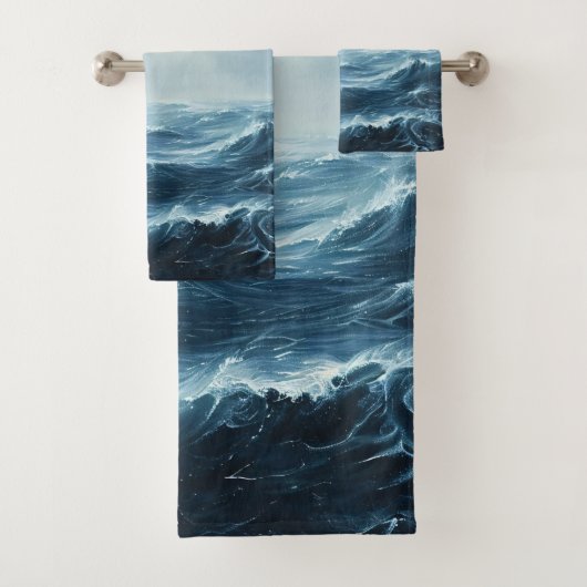 Vagues océaniques des mers dures (En situation)