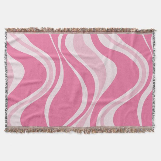 Vagues roses Jetez la couverture (Devant)