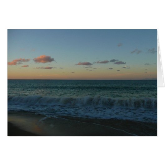 Vagues s'écrasant au paysage de Sunset Beach (Devant horizontal)