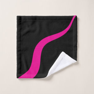 Vagues simples 3 en Magenta et noir