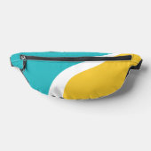 Vagues simples 3 - Turquoise et Jaune (Poser)
