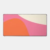 Vagues simples 4 en rose, orange et crème (Recto)