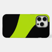 Vagues simples en vert citron (Verso Horizontal)