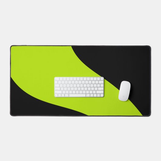 Vagues simples en vert citron (Clavier et souris)