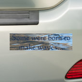 Vagues - Sticker pare-chocs (En voiture)