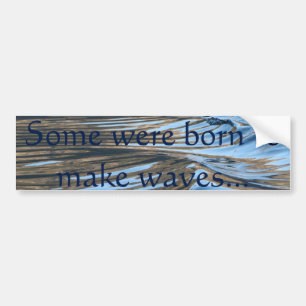 Vagues - Sticker pare-chocs