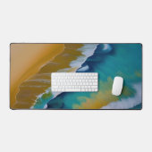 Vagues sur une plage de sable (Clavier et souris)
