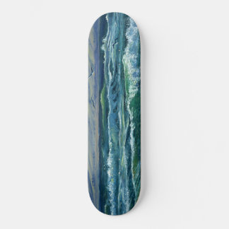 Vagues Tumultueuses : Planche De Skateboard