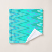 Vagues turquoise (Gant de toilette)