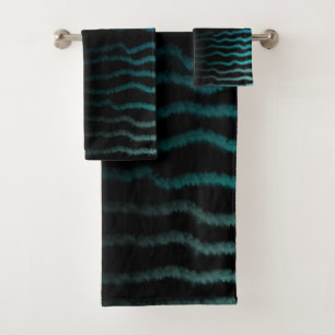 Vagues turquoise salées de la plage côtière Art ab