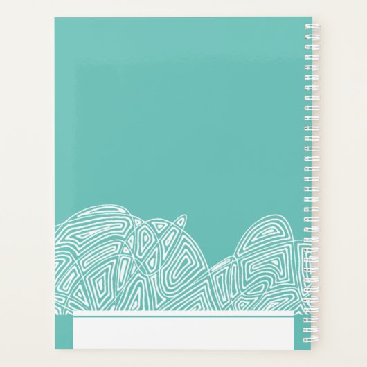 Vagues turquoises (Dos)