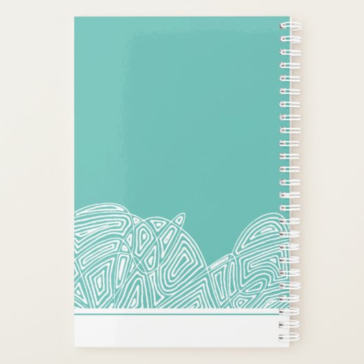 Vagues turquoises (Dos)