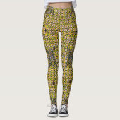 Vagues Whimsical : Leggings colorés parfaits pour (Devant)