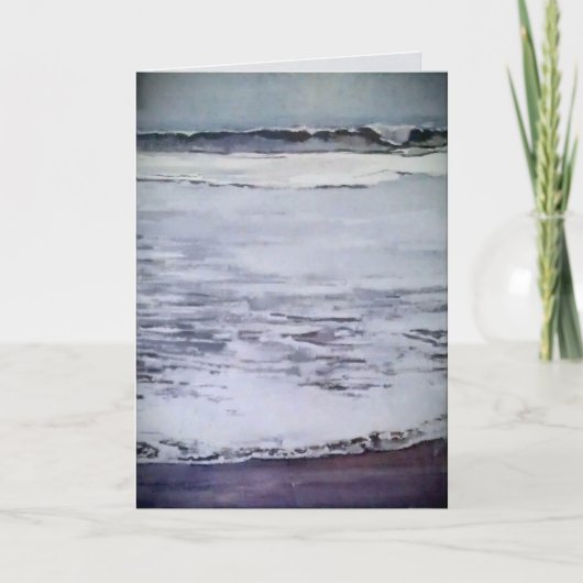 vaguevioletVenisePlage Carte Pliée (Devant)