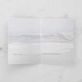 vaguevioletVenisePlage Carte Pliée (Intérieur)