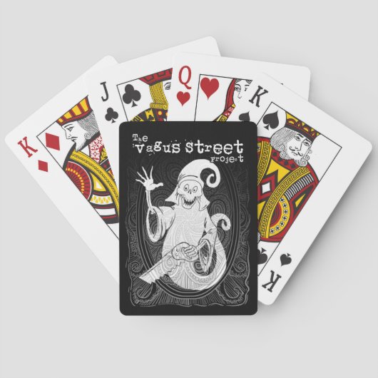 Vagus Street Ghost-spelkaarten Pokerkaarten (Achterkant)