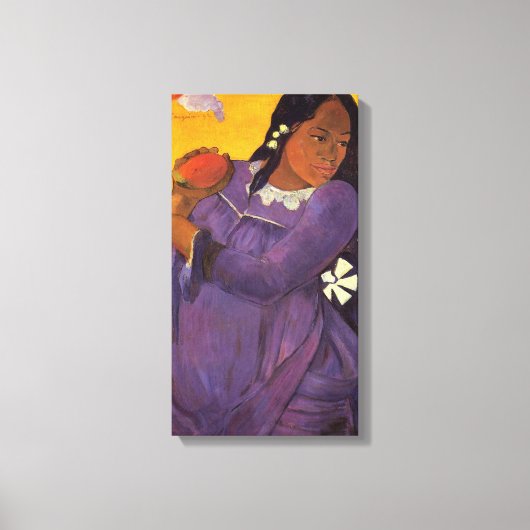 Vahine No Te VI - Paul Gauguin Canvas Afdruk (Voorkant)