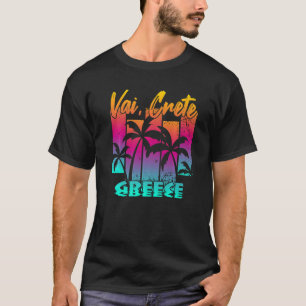 Vai Crete Creece T-shirt