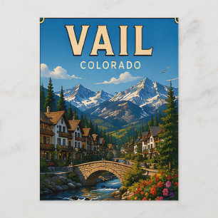 Vail Colorado Berg Souvenir Briefkaart