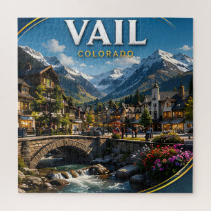 Vail Colorado Bergdorp Scenic Legpuzzel
