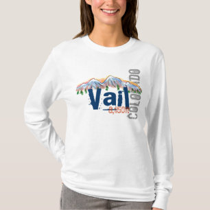Vail Colorado elevatie hoodie T-shirt