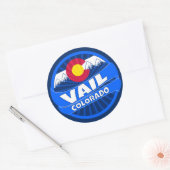 Vail Colorado gebergte burst sticker (Envelop)