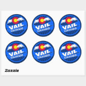 Vail Colorado gebergte burst sticker (Vel)