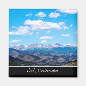 Vail Colorado Mountains Magnet (Devant)