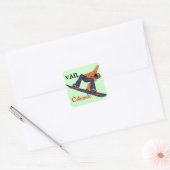 Vail Colorado orange snowboarder stickers (Enveloppe)
