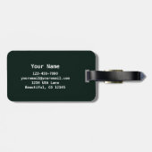 Vail Colorado Rocky Mountain Bagage Bagagelabel (Achterkant horizontaal)