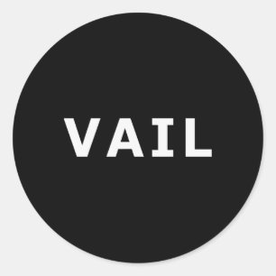Vail, Colorado Ronde Sticker