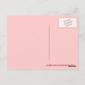 Vail Colorado roze briefkaart (Achterkant)