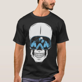 Vail Colorado - Ski & Snowboard Skeleton T-shirt
