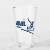 Vail Colorado Skier Glas (Voorkant)