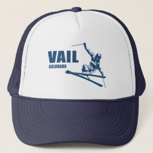 Vail Colorado Skiër Trucker Pet