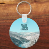 Vail Colorado Snow Mountains  Sleutelhanger (Voorkant)
