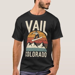 Vail Colorado Snowboard Snowboarden Mount T-shirt