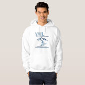 Vail Colorado snowboarden Hoodie (Voorkant volledig)